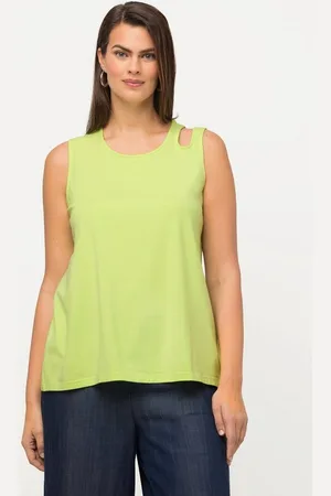 Ulla Popken Longtop Top Cut-Out Classic Rundhals ärmellos - Verkäufer: Popken Fashion Group
