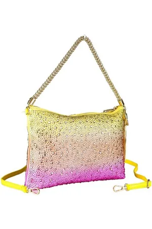 Alessandro Schultertasche Bling, mit tausenden Strass Glitzersteinen