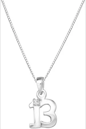 ALEXANDER YORK Kette mit Anhänger 13! mit Zirkonia, 2-tlg. (Kette mit Anhänger), 925 Sterling Silber - Verkäufer: