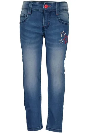 Blue Seven 5-Pocket-Hose Kinder Mädchen Jog-Jeans - Freizeithose Jeanshose mit Sterne-Stickerei - Verkäufer: tomBrook GmbH