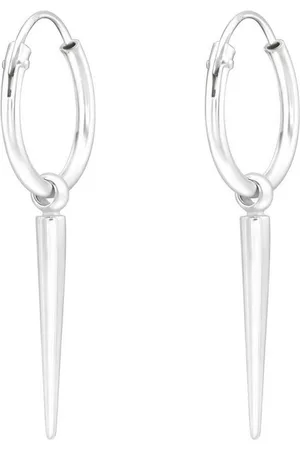 ALEXANDER YORK Paar Creolen CHARM-NADEL, 2-tlg. (Ohrringe), 925 Sterling Silber - Verkäufer: