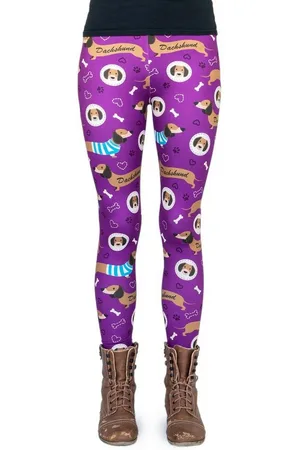 cosey Leggings Dackel Line Leggings (Einheitsgröße XS-L) Dackel Liebe - Verkäufer: PhoneNatic
