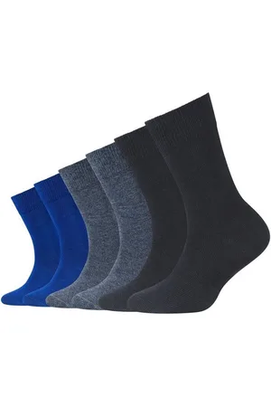 Camano Socken ca-soft (6er Pack) mit Komfortbund und gepolsterten Zehen-/Fersenbereich