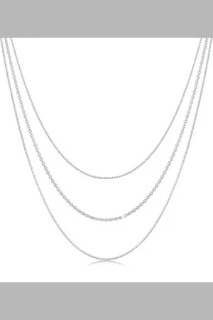 Elli Ketten-Set Basic Layer Lagen Look Trend Blogger 925 Silber - Verkäufer: JULIE & GRACE GmbH