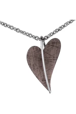 ERNSTES Herzanhänger Anhänger Herz Mini Edelstahl gekratzt 14 x 21 mm - Verkäufer: Schmuck-Uhren-Trends