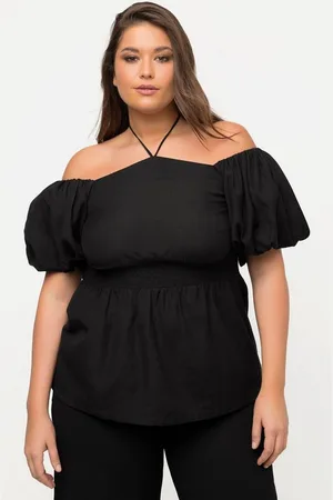 Ulla Popken Spitzenbluse Blusentop Carmen-Ausschnitt Halbarm - Verkäufer: Popken Fashion Group