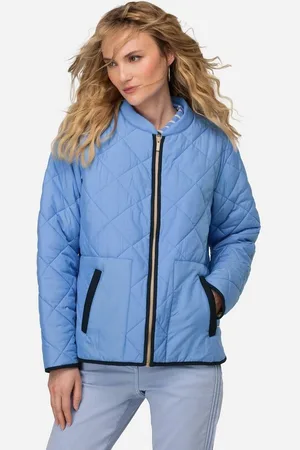 Laurasøn Sommerjacke Steppjacke wasserabweisend Stehkragen Zipper - Verkäufer: Popken Fashion Group