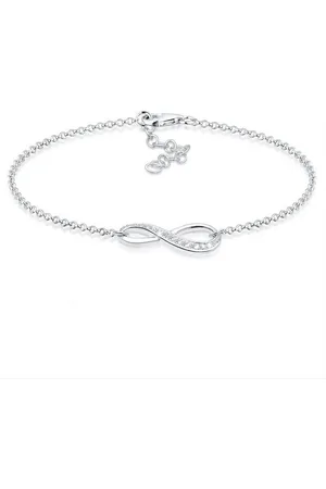 Elli Armband Infinity/Unendlichkeit mit Zirkonia 925 Silber, Infinity - Verkäufer: JULIE & GRACE GmbH