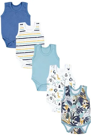 TupTam Body Baby Jungen Achselbody in Unifarben 5er Pack - Verkäufer: LotteStyle GmbH