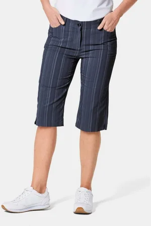 GOLDNER Stoffhose Bermuda in strukturierter elastischer Ware - Verkäufer:
