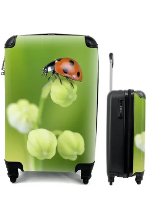 MuchoWow Handgepäckkoffer Frühling Marienkäfer, 4 Rollen, Reisetasche mit rollen, Handgepäck für Ferien, Trolley, Reisekoffer - Verkäufer: GmbH