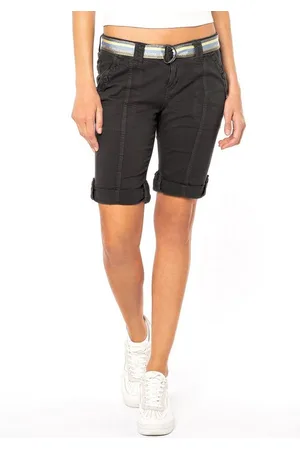 Fresh Made Bermudas Bermuda mit glänzendem Gürtel - Verkäufer: FASHION5