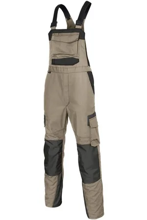 KÜBLER Latzhose Innovatiq Latzhose sandbraun/schwarz - Verkäufer: praxy GmbH