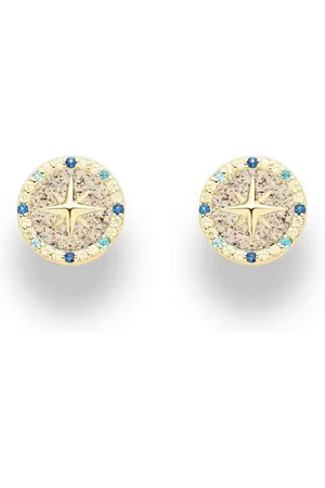 DUR Ohrring-Set Schmuck: Ohrring, Ohrstecker "Kompassrose 2.0" 10 mm, mit Zirkonia - Verkäufer: Strandsandschmuck