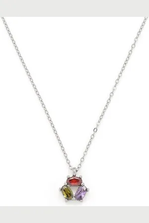 Leonardo Kette mit Anhänger Halskette Samina Edelstahl, Glas, 018885 - Verkäufer: Schmuck-Uhren-Trends