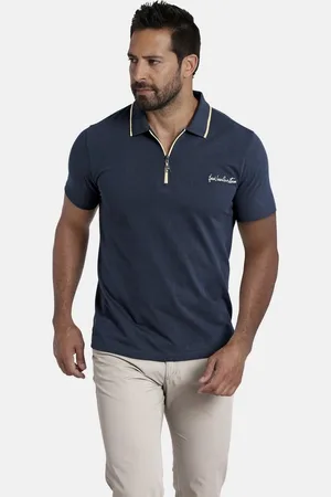 Jan Vanderstorm Poloshirt JOHAR atmungsaktives Baumwollpikee - Verkäufer: VANDERSTORM VENTURES