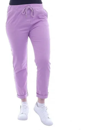 Yeset Chinohose Damen Chino Sommer Hose Damenhose Helllila M - Verkäufer: Shop