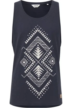 Solid Tanktop SDIsaak ärmelloses Shirt mit Inka Print - Verkäufer: meinemarkenmode