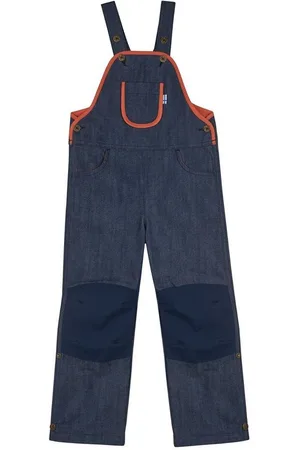 FINKID Outdoorhose Loiri Latzhose Denim mit Kniebesatz Jeans Outdoorhose 80/90 - Verkäufer: HUCKLEBUCK & FINJA Nordkinder Kindermode