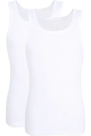 TOM TAILOR Tanktop Montana (2er Pack) Rundhals-Ausschnitt, slim fit