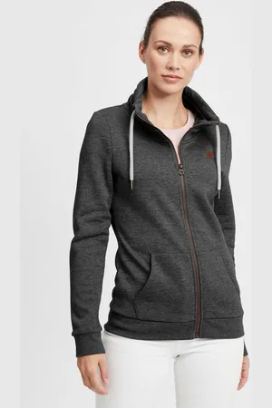 Oxmo Sweatjacke OXVicky Sweat Zip-Jacke Sweatshirtjacke mit Stehkragen - Verkäufer: meinemarkenmode