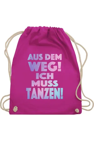 Shirtracer Turnbeutel Aus dem Weg Ich muss tanzen I Geschenk Tanzliebhaber I Tanzbegeistert, Stoffbeutel Festival Outfit - Verkäufer: