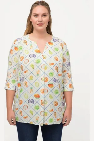 Ulla Popken Tunika Tunika A-Line Frucht Print 3/4-Ärmel - Verkäufer: Popken Fashion Group