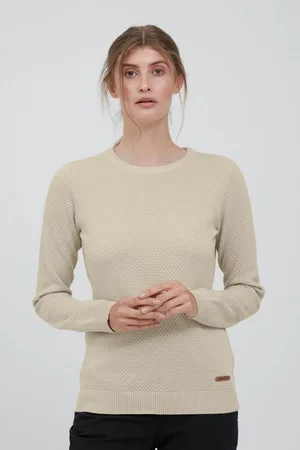 Oxmo Strickpullover OXSarah Schicker Pullover in Loch-Strick Optik - Verkäufer: meinemarkenmode