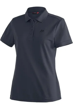 Maier Sports Funktionsshirt Ulrike Damen Polo, pique Poloshirt, schnelltrocknendes Outdoor-Shirt