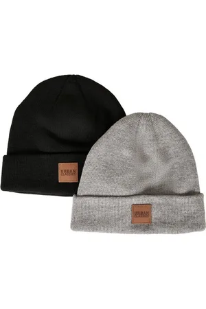 Urban classics Beanie Damen Logopatch Beanie Kids 2-Pack (1-St)