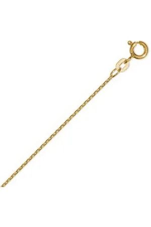 ONE ELEMENT Goldkette Halskette aus 333 Gelbgold Ø 1,20 mm, Damen Gold Schmuck Rundankerkette