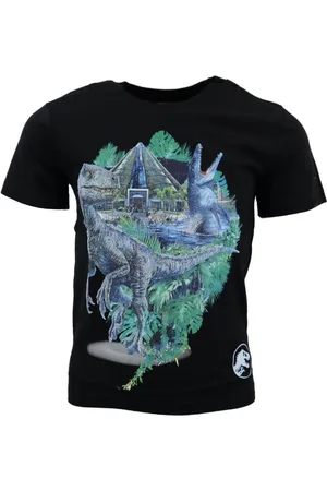 Jurassic World Print-Shirt Blue Velo Kinder T-Shirt Jungen Dinos Gr. 110 bis 140, Baumwolle - Verkäufer: WS-Trend