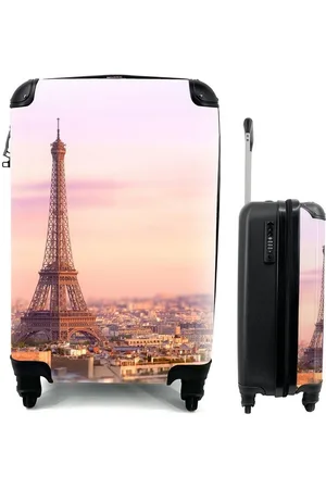 MuchoWow Handgepäckkoffer Paris - Eiffelturm - Himmel, 4 Rollen, Reisetasche mit rollen, Handgepäck für Ferien, Trolley, Reisekoffer - Verkäufer: GmbH