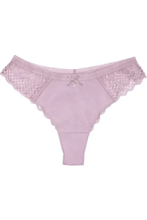Nina Von C. Panty Slip Lambada String mit Strass 1695485, Mauve - Verkäufer: Trachtenland
