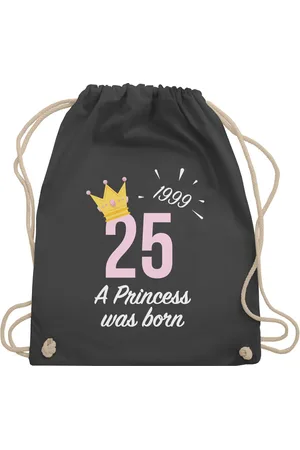 Shirtracer Turnbeutel Fünfundzwanzigster Mädchen Princess 2000, 25. Geburtstag - Verkäufer: