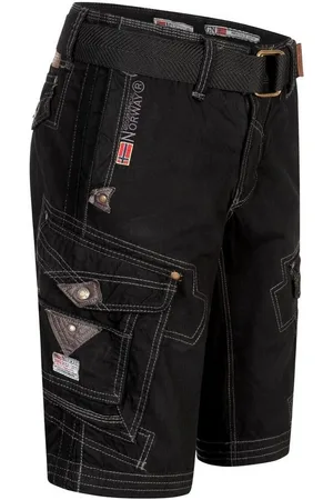 Geographical Norway Shorts Herren Cargo Shorts kurze Hose knielang Short Bermuda Sommer Freizeit - Verkäufer: fashion-victim-style