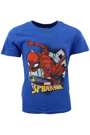 Marvel Print-Shirt Spiderman T-Shirt kurzarm Kinder Jungen Shirt Gr. 98 bis 128, 100% Baumwolle - Verkäufer: WS-Trend