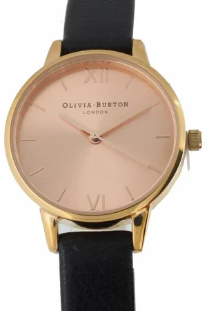 Olivia Burton Quarzuhr OB15MD39 Midi Dial Black Rosegold - Verkäufer: Uhren-Riegg
