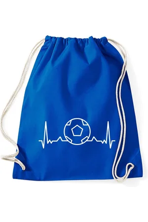 Youth Designz Turnbeutel Heartbeat Fußball Baumwoll Tasche Turnbeutel, mit trendigem Frontprint - Verkäufer: EmDa Trading GmbH