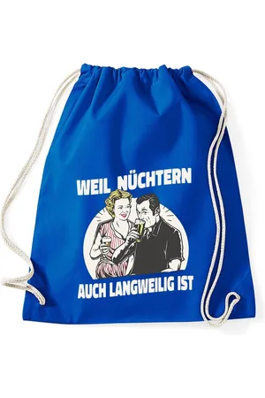 Youth Designz Turnbeutel "Weil Nüchtern Auch Langweilig Ist" Baumwoll Tasche Turnbeutel, mit trendigem Frontprint - Verkäufer: EmDa Trading GmbH