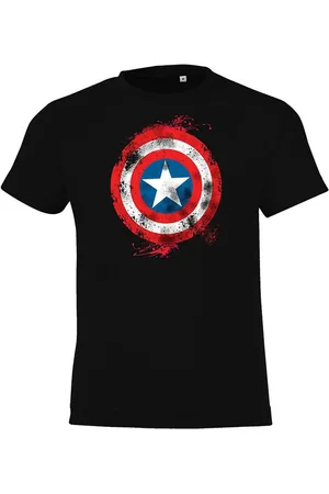 Youth Designz T-Shirt Vintage America Kinder T-Shirt mit trendigen Frontprint - Verkäufer: Dreikopf & Kamm