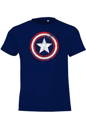 Youth Designz T-Shirt Vintage America Kinder T-Shirt mit trendigen Frontprint - Verkäufer: Dreikopf & Kamm