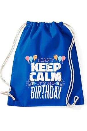 Youth Designz Turnbeutel "Keep Calm It´s My Birthday" Baumwoll Tasche Turnbeutel, mit trendigem Frontprint - Verkäufer: EmDa Trading GmbH