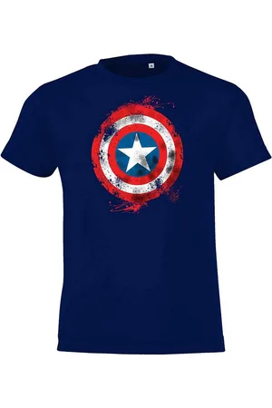 Youth Designz T-Shirt Vintage America Kinder T-Shirt mit trendigen Frontprint - Verkäufer: Dreikopf & Kamm