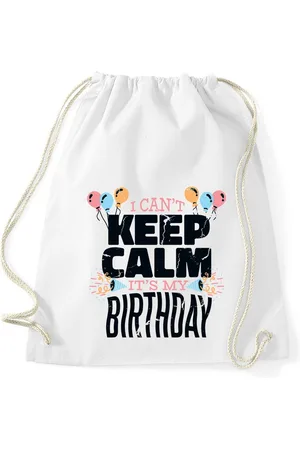 Youth Designz Turnbeutel "Keep Calm It´s My Birthday" Baumwoll Tasche Turnbeutel, mit trendigem Frontprint - Verkäufer: EmDa Trading GmbH