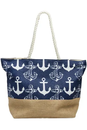 CASPAR Strandtasche TS1034 Damen Strandtasche mit Anker Muster - Verkäufer: & SIKORA