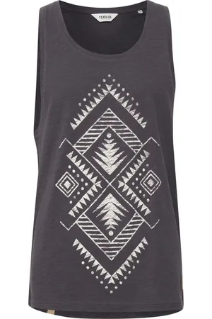 Solid Tanktop SDIsaak ärmelloses Shirt mit Inka Print - Verkäufer: meinemarkenmode