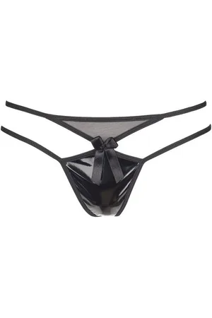 Axami String String in in Übergrößen Tanga im Latexlook sexy Wetlook (einzel, 1-St) - Verkäufer: Andalous Dessous