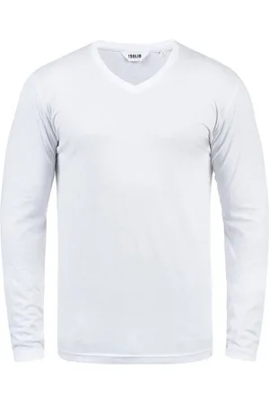 Solid Langarmshirt SDBeda Longsleeve mit V-Ausschnitt - Verkäufer: meinemarkenmode