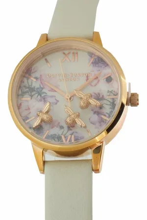 Olivia Burton Quarzuhr OB16CH13 Busy Bees White Dial - Verkäufer: Uhren-Riegg